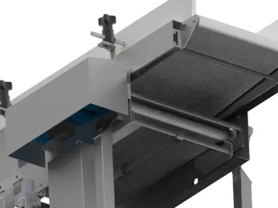 3D  Design of Belt-Retractable Conveyor Sorter 3D model