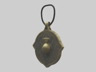 Power Amulet model Low-poly 3D model
