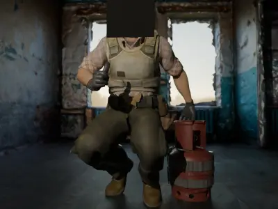 Propane Handmade Bomb 3D model