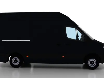 Mercedes Benz Sprinter L2H3 2009 Cargo EU 3D model