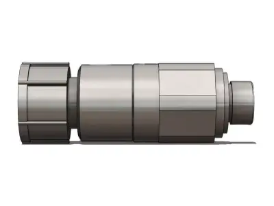 Valvula Reguladora Fluxo SMC AS1201F M5 04A Flow Control Valve 3D model