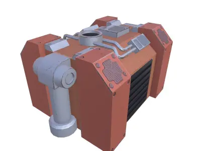 Generator 03 Low-poly 3D model