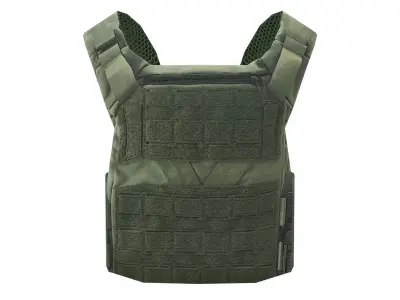 Military Vest Low-poly 3D model
