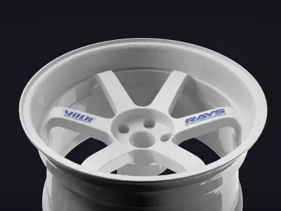 Volk Rays TE37SL  3D model