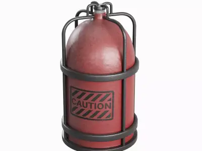 Gas Tank 02 3D model
