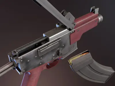 SA 81 Krasa Low-poly 3D model