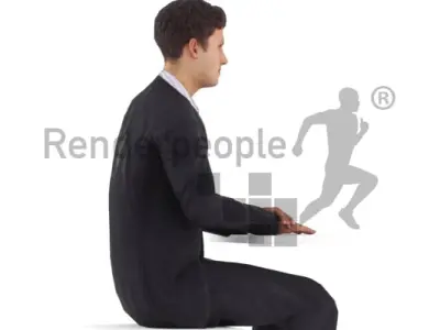 Brandon Animated 002 Sitting