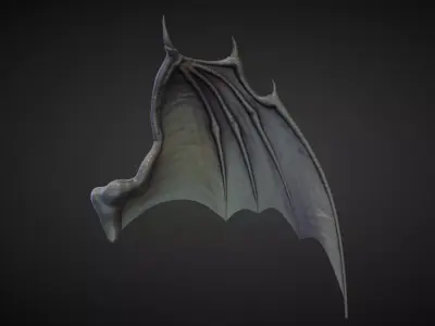 WING29 high poly sculpt 3D model