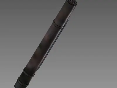 Me-410 B-1 Night exhaust  3D print model