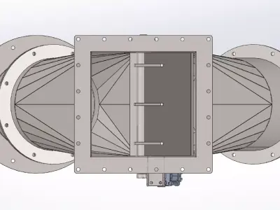 400x400x350 pneumatic trouser flap 3D model