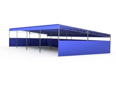Industrial canopy 3D model