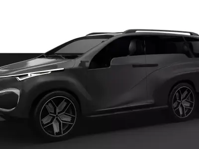 6x6 SUV Concept 3D model