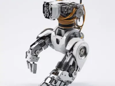Damaged Robot Hand 3D Model 3D model