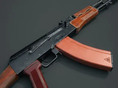 AK 74 3D model get