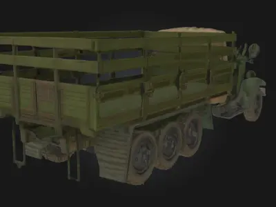 Army Supply Truck  Military Logistics Vehicle  3D model