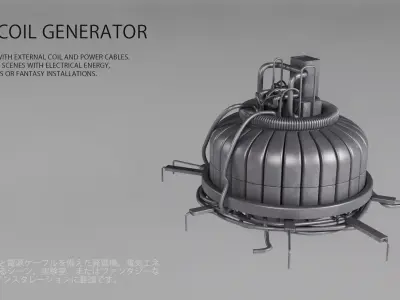 Industrial Technical Devices 3D model