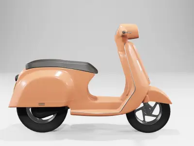 Motorcycle or scooter 3D model