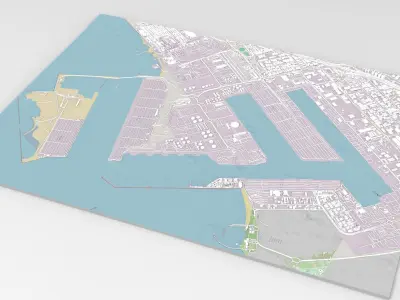  Port of Jebel AliJebel Ali Dubai United Arab Emirates 3D model