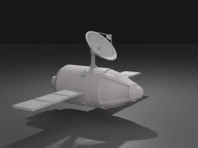 Satellite 3D model