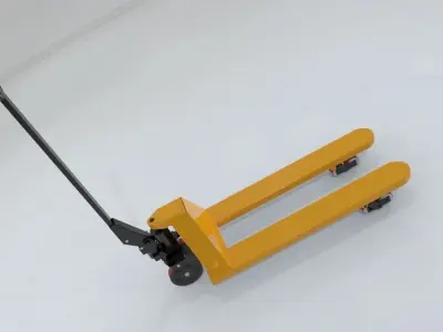 Hand pallet truck - real size Free 3D model