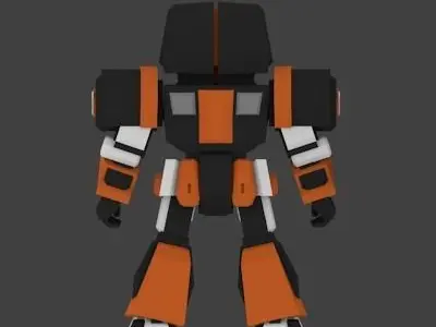 Super Mecha 21 - Onzee of Code Name ON33Z Low-poly 3D model