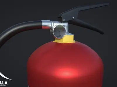 Fire Extinguisher 3D model 11