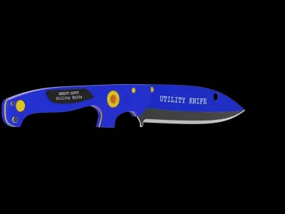 Utility Knife 3D model