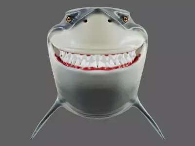 Shark 3D model 6