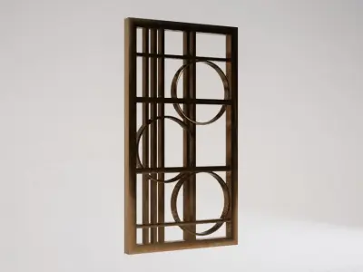 Bronze Wall Decoration Free low-poly 3D model