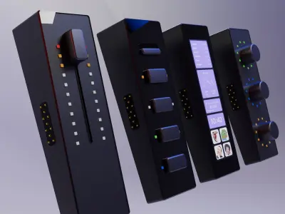 Modular Control Station 3D Models - Customizable Modules 3D model