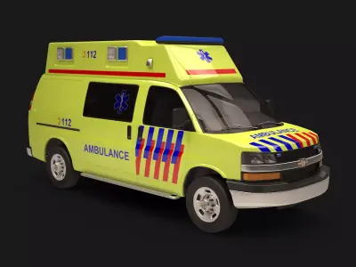 Chevy Express Ambulance 3D model