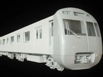 MRT train 3D model purchase