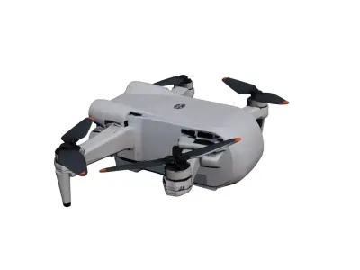 DJI Mini 4 Pro Drone Compact Aerial Camera UAV Model 3D model