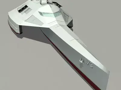 Trimaran Patrol Boat 3D model