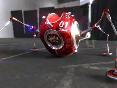 NUKA DROID 3D model