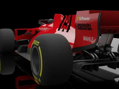 Ferrari SF1000  Free 3D model