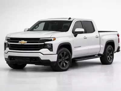Chevrolet Silverado 2026 Low Poly Modern Pickup Truck 3D Low-poly 3D model
