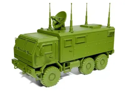 Military Radar Truck 3D print model