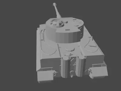 ww2 german Tank Tiger 1 3D model