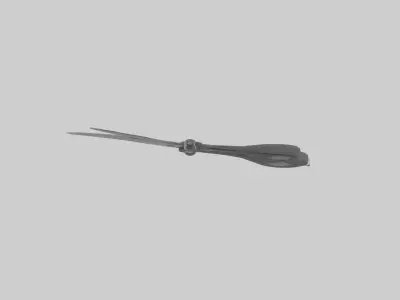 Scissors model Low-poly 3D model