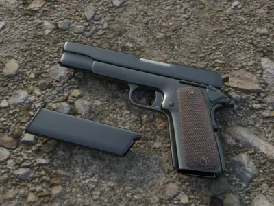 Colt 1911 3D model buy