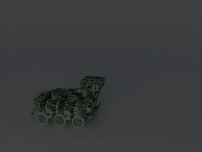 ARGO DEFENCE INDUSTRIES ADI  JLTV Scorpion MK 1 3D model