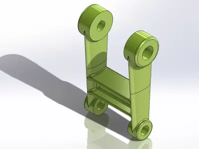 3D model of an Automotive Belt Tensioner 3D model