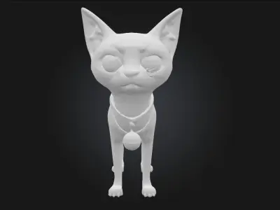 Playful Kitty  Whiskers Wiggles and Wonder 3D model
