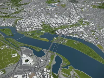  Washington - city and surrounding area 