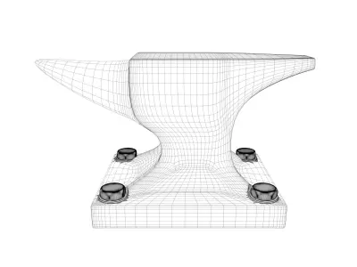 Metal Anvil 3D model