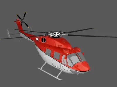 Helicopter 3D model
