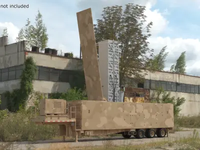 Missile Launcher Sand Camo on Alert 3D model