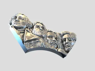 MOUNT RUSHMORE 3D print model