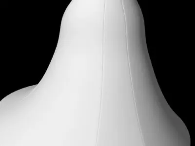 Belted Dress 3d model 3D model